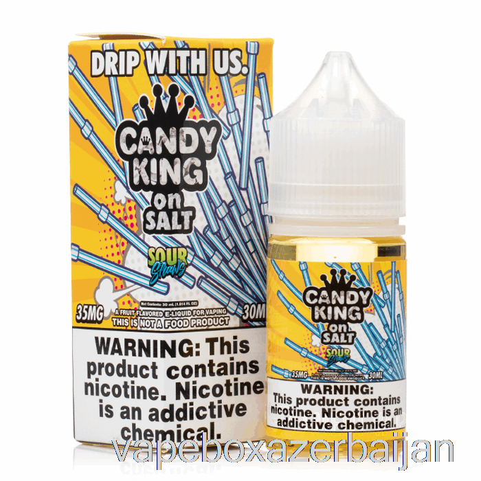 Vape Baku Sour Straws - Candy King On Salt - 30mL 35mg